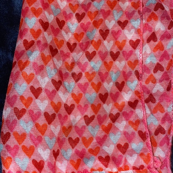 Valentine’s Day Infinity Scarf Red, Pink, White Grey Circular Scarf. NWOT EC OS - Picture 9 of 9